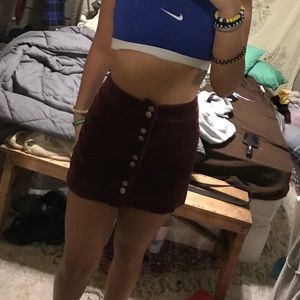 super cute velvet skirt